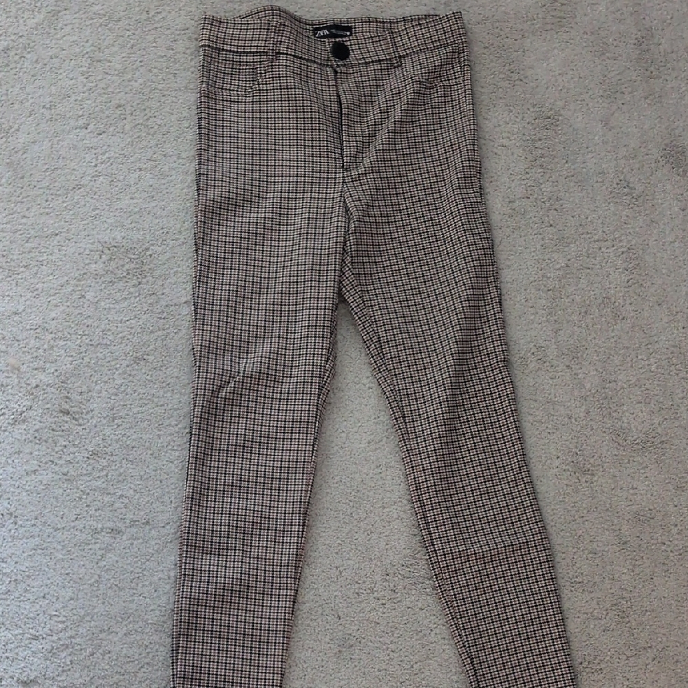 Zara Women's Houndstooth Pants